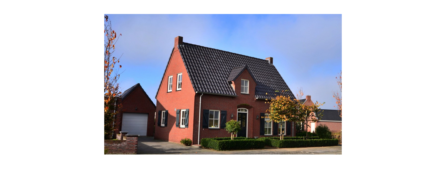 Landelijke nieuwbouwvilla